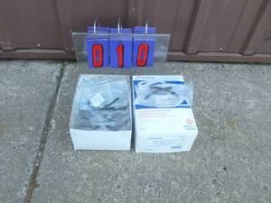 Starlite 8 pair clear safety glasses. New in box. As shown.