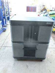 Kobalt rolling storage cabinet with 2 doors & 2 drawers. Lightly used. As shown.