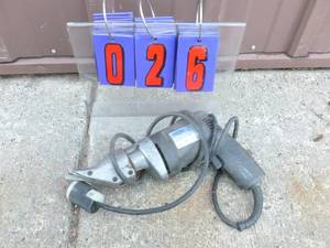 Kett electric sheet metal shear. Used condition. Tested & works. As shown.