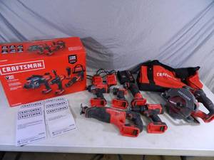 lot 22 image: Craftsman 6 Tool Combo Kit