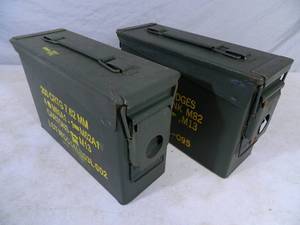 lot 72 image: Pair of 30 Cal. US Military Ammo Cans