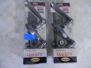 lot 77 image: 2 New Larson Storm Door Handle Set