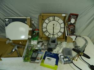 lot 81 image: Faucets, Plumbing, Electrical, Toilet Seat, Etc