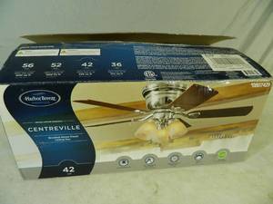 lot 90 image: New 42 inch Ceiling Fan - Missing Screws