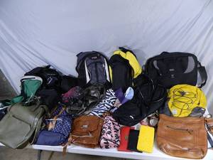 lot 112 image: Assorted Purses, Bags, Backpacks, Wallets