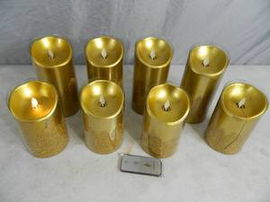 lot 154 image: 8 Luminara Flameless Candles