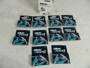 lot 168 image: 40 New Gillette Mach 3 Razor Cartridges