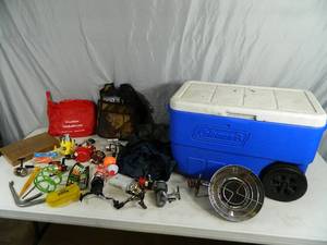 lot 171 image: Fishing Reels, Camping, Cooler