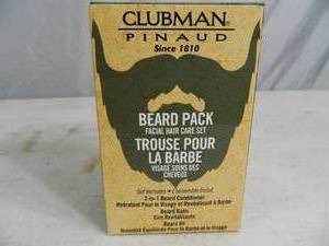 lot 179 image: New Clubman Pinaud Beard Pack Facial Hair Care Set