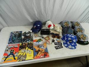 lot 197 image: Comics, Hats, Collectibles