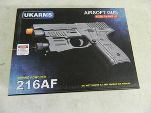 lot 209 image: New Airsoft Pistol