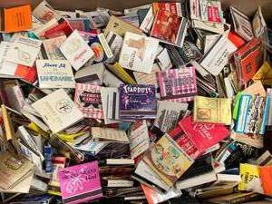 lot 38 image: Large Box Full Of Vintage Matchbook Lots Of Las Vegas