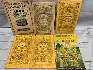 lot 55 image: Vintage Farmers Almanac & Catalog