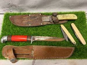 lot 59 image: Lot of Antique USA Made Knives