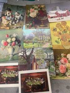lot 72 image: Lot Of 10 Art Prints