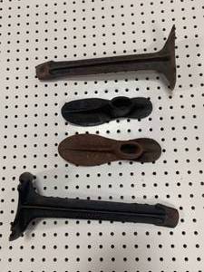 lot 100 image: Antique Cobbler Malleable Metal Forms