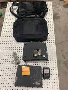 lot 107 image: Mansfield Model 330 Projector & 2 Work Bags