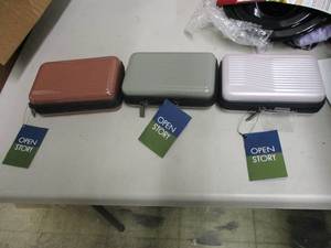 3 Hard Sided Open Story Mini Cases...