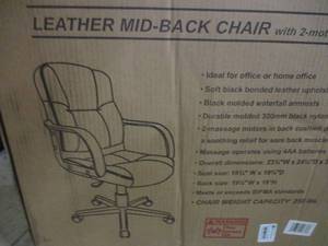 Relax Zen Leather Office Chair, 2 M...