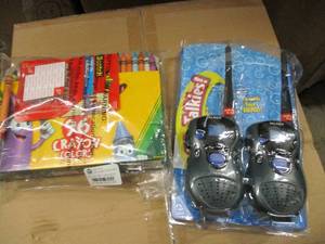 96 Crayola Crayons and Walkie Talki...