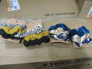 4 - 3 packs of Scunchi Scrunchies...