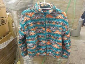Fuzzy Jacket size L 10-12...