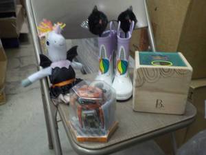 Rubber Boots and Toys...