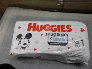 Huggies 38 diapers size 1...