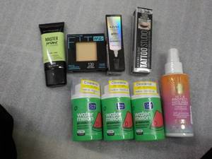 Make up and Moisturizers...