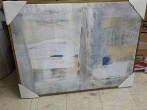 Abstract Art on Canvas and Framed 4...