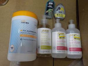 Hand sanitizer, Alcohol Wipes and M...