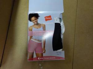 Hanes Womens Size L Boyfriend Cott...