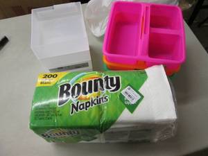 Bounty Napkins and Storage...