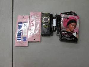 Satin Bonnet, Nails and Makeup...
