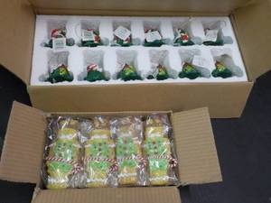 1 dozen Xmas Frog Ornaments and 1 D...