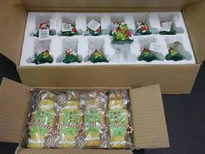 1 dozen Xmas Frog Ornaments and 1 D...
