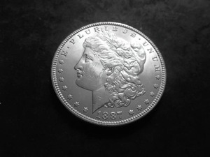 1887 Morgan Silver Dollar
