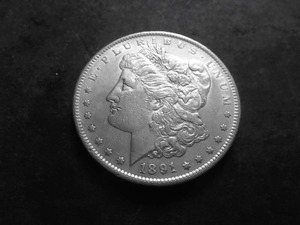 1891 S Morgan Silver Dollar