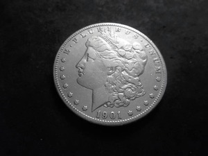 1901 O Morgan Silver Dollar