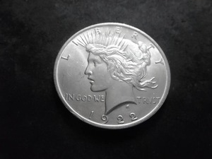 1922  Silver Peace Dollar