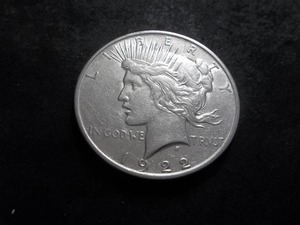 1922 D  Silver Peace Dollar