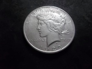 1923 D Peace Silver Dollar