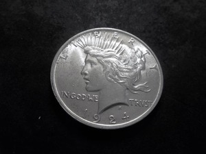 1924 Peace Silver Dollar