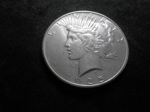 1925 Peace Silver Dollar