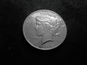 1926 S Silver Peace Dollar