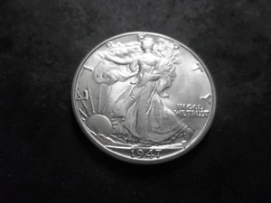 1947 D Walker Half Dollar