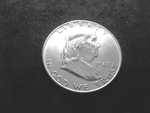 1948 D Franklin Half Dollar