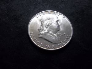 1949 D Franklin Half Dollar