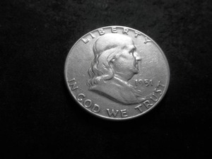 1951 Franklin Half Dollar