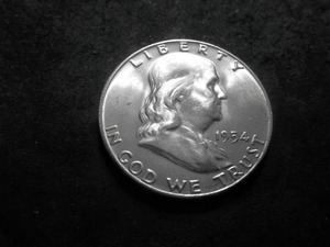 1954 D Franklin Half Dollar